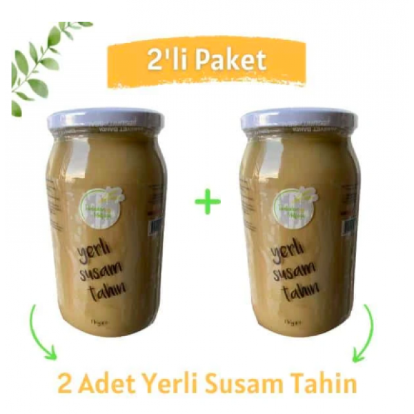 2'Lİ 1KG YERLİ SUSAM TAHİN (2KG)